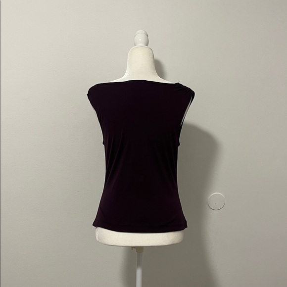 La Belle Deep Purple Blouse with Sequins - Picture 7 of 14